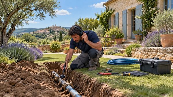 5 méthodes efficaces pour détecter une fuite de canalisation enterree